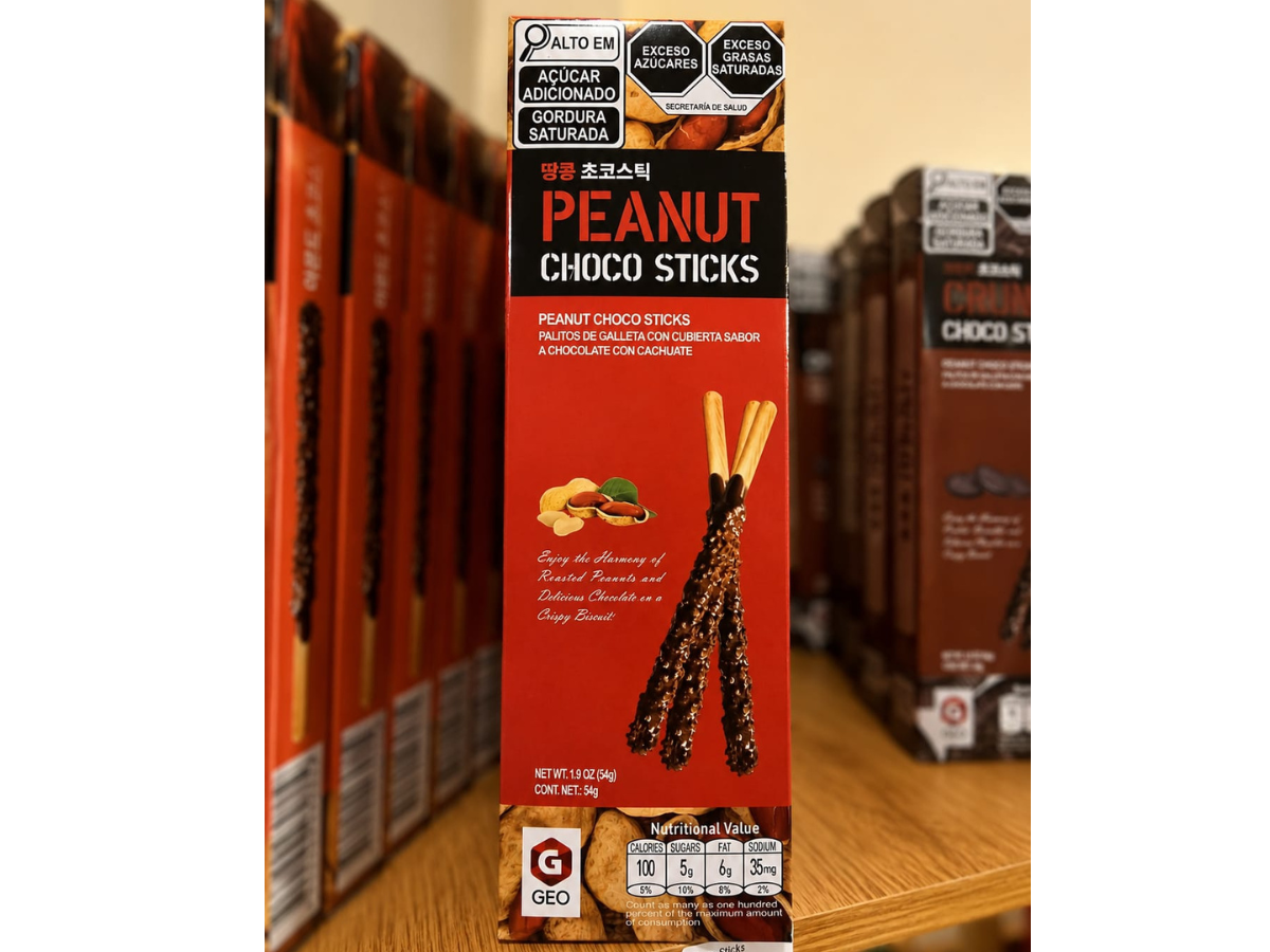 Choco stick peanut amendoin