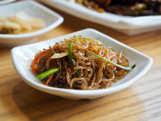 Japchae sem carne