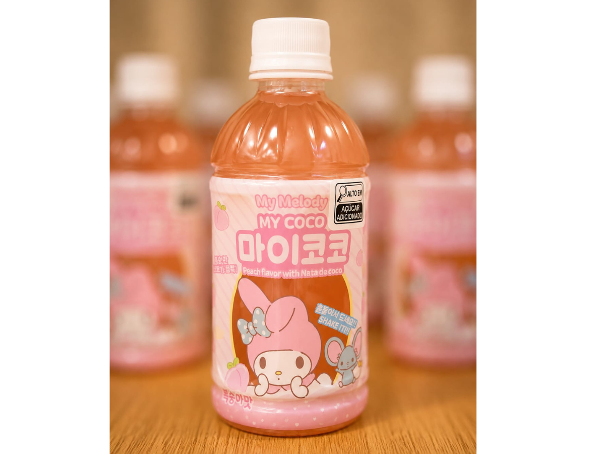 Suco my coco peach(pessego)